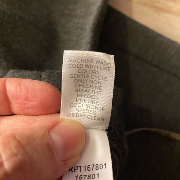 J. Jill Slim Leg Ponte Pant, Gray, Medium - Picture 8 of 8